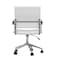 Martha Stewart Piper Upholstered Office Chair in White/Polished Nickel CH-220921-2-WH-MS - alternate 3